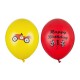 Balony 30 cm, Happy Birthday, mix (1 op. / 50 szt.)