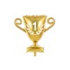 Balon foliowy Puchar, 64x61cm, złoty (1 karton / 50 szt.)