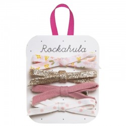 Rockahula Kids - 4 spinki do włosów Bloom Skinny Bow