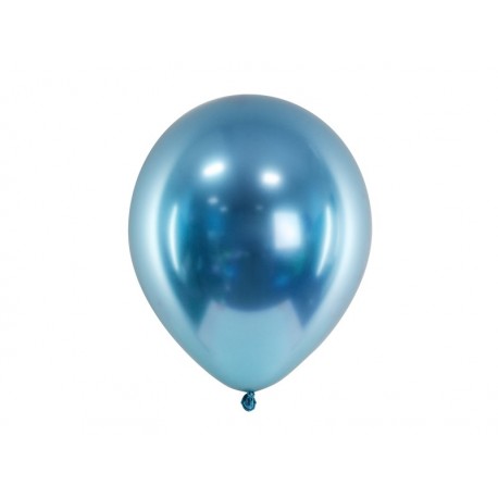 Balony Glossy 30cm, niebieski (1 op. / 10 szt.)