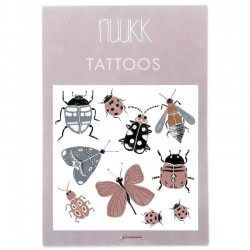 NUUKK - wegański tatuaż dla dzieci BEETLES