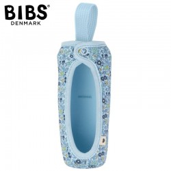 BIBS LIBERTY BOTTLE SLEEVE termiczny neoprenowy ochraniacz na butelki 225 ml CHAMOMILE LAWN Baby Blue