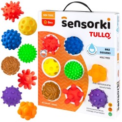 Piłki Sensorki Tullo - 8 piłeczek bez dziurek
