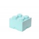 Pojemnik w kształcie klocka LEGO 4 - lazurowy