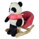 Panda na biegunach z różowym fotelikiem - nowa konstrukcja